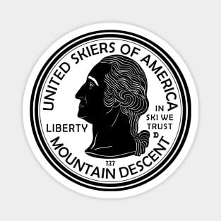 United Skiers of America Magnet